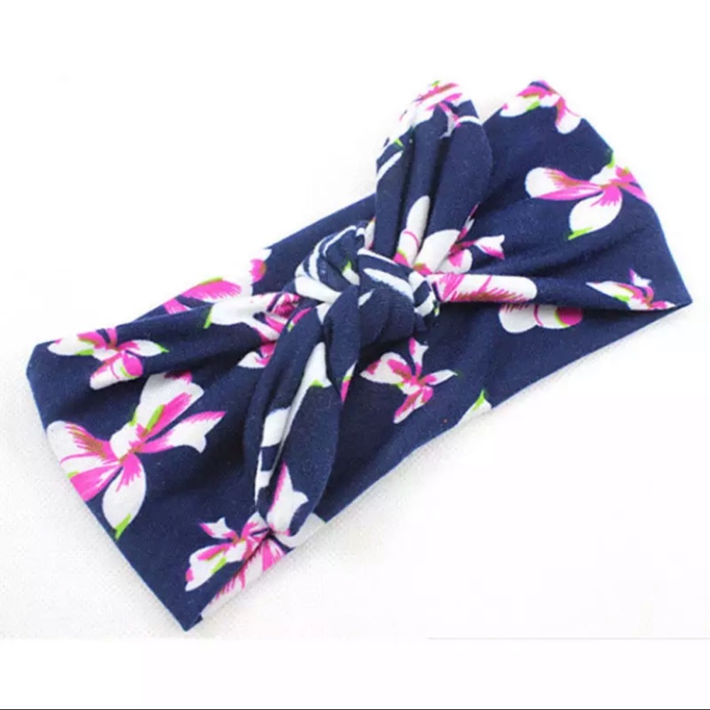 🌸BUNDLE🌸 of 5 Baby Toddler Knotted Headband - Picture 7 of 7
